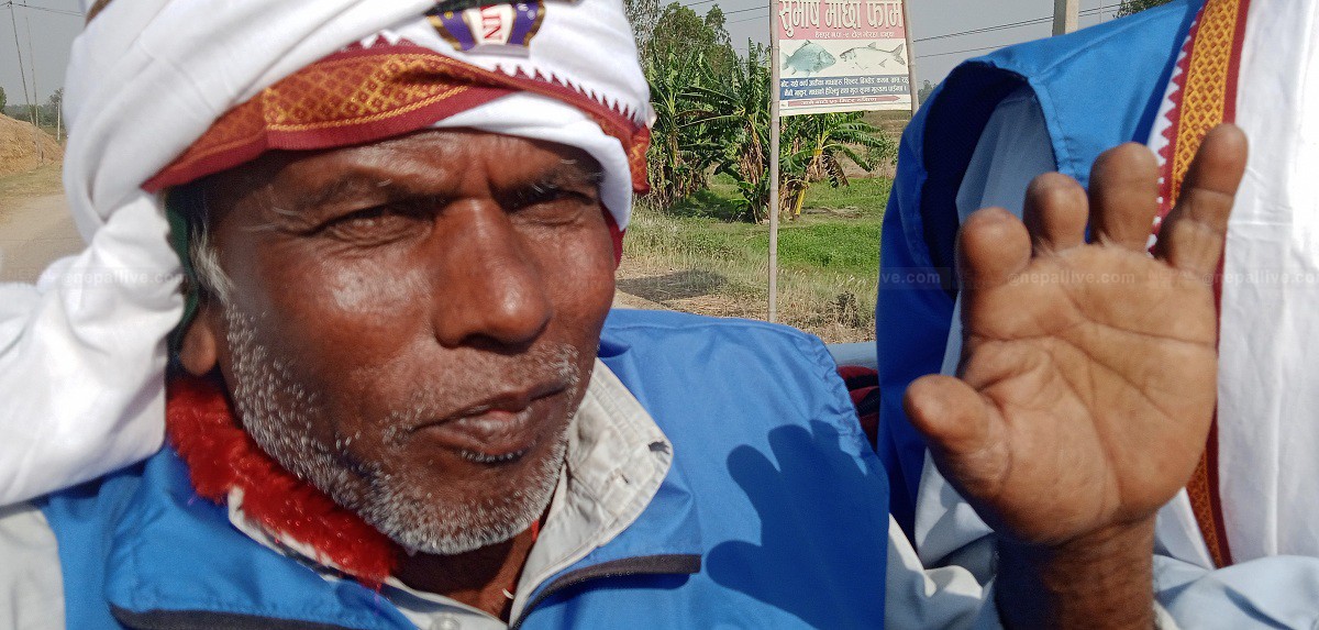 जमिन्दारको मिलले काटिएका चलितरका औँला